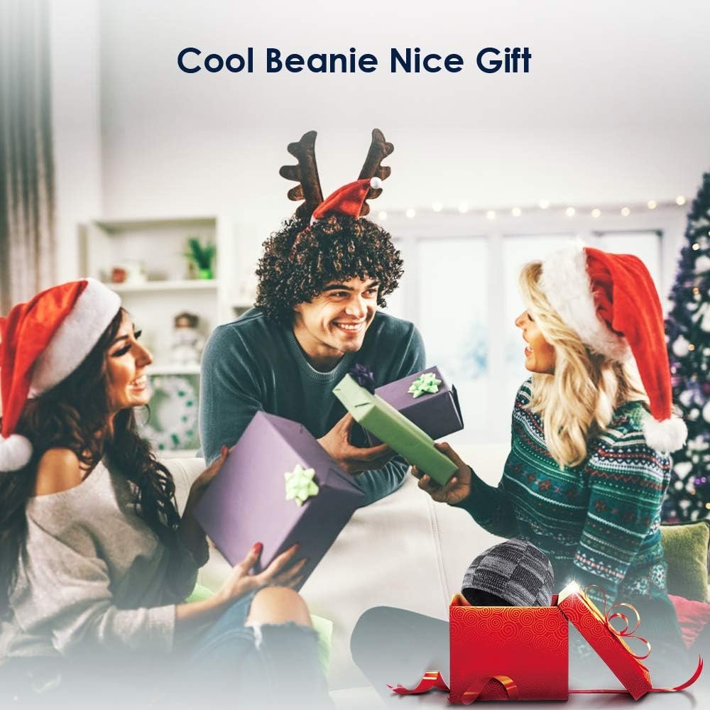 HANPURE Gifts for Men Bluetooth Beanie Hat - Christmas Stocking Stuffers for Men Birthday Gift for Dad Husband Gadgets Cap - Image 4
