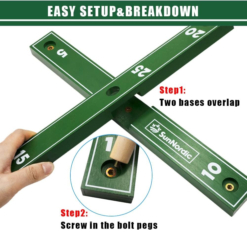Ring Toss Outdoor Game Set, Fun Outdoor Yard Game with Toss Rings & Carrying Bag for All Weather, Ring Toss Yard Game for Kids, Adults & Family - Image 4