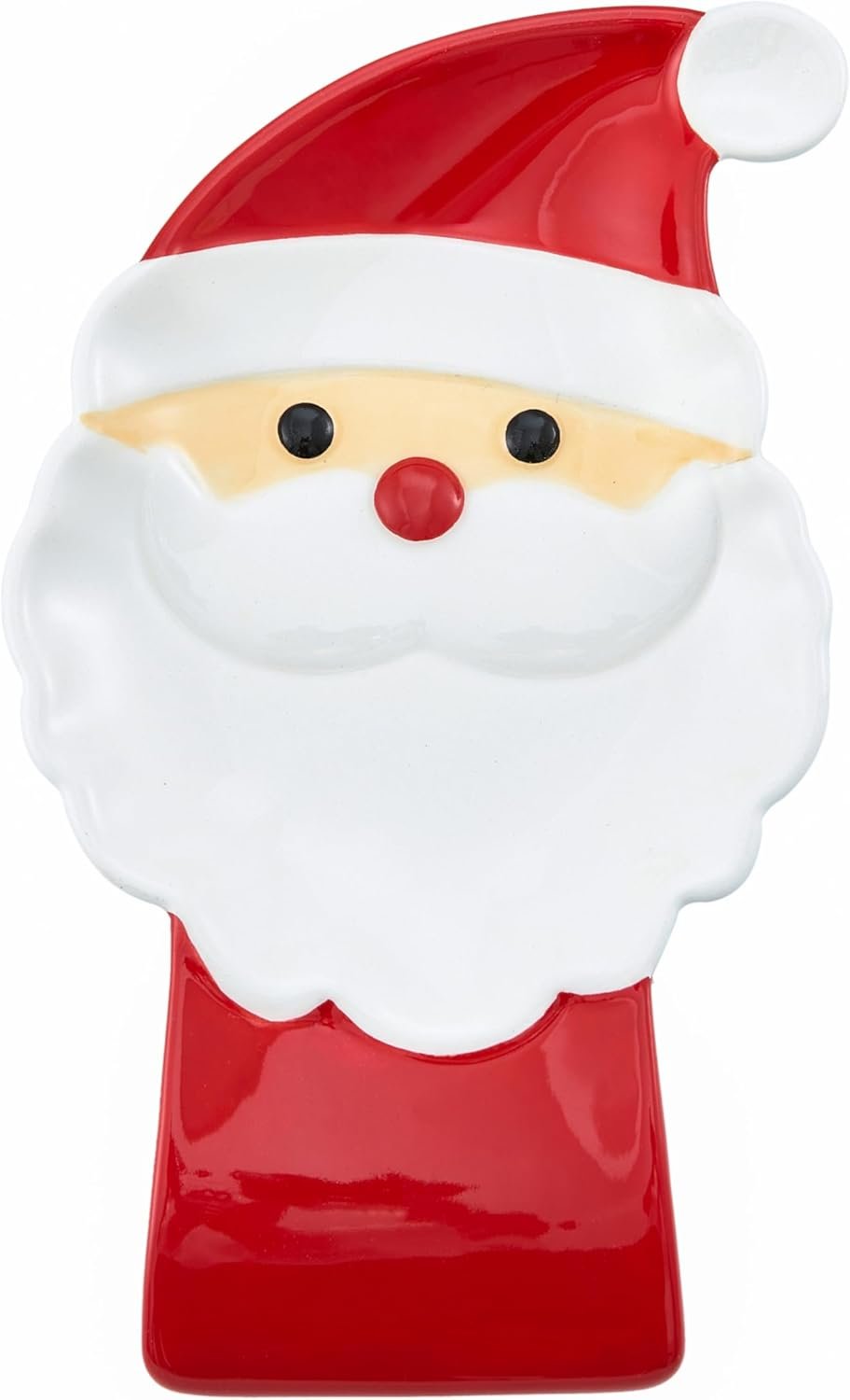 Bico Santa Claus Ceramic Hand Painted Spoon Rest, Cute Christmas Decor, Dishwasher Safe - Image 2