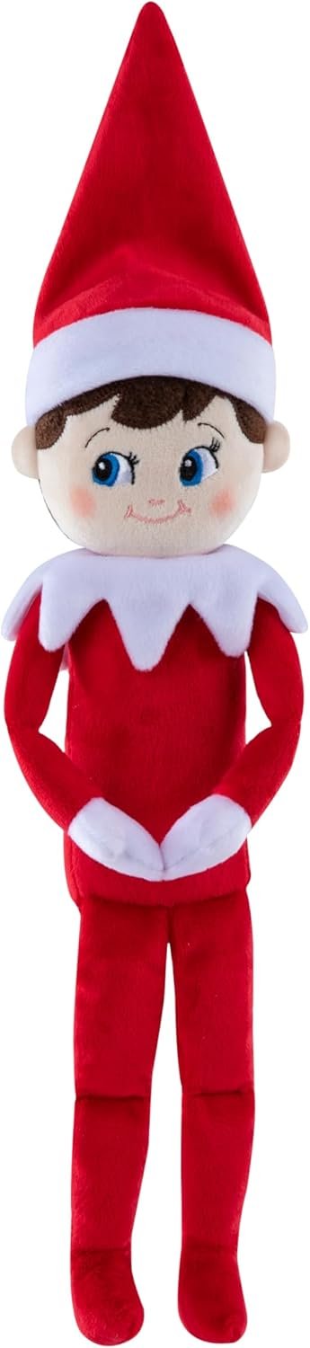 The Elf on the Shelf Plushee Pals - 17-inch The Elf on the Shelf Scout Elf Plush Toys Blue Eyed Boy- Huggable and Lovable Stuffed Elf Plush - Image 5