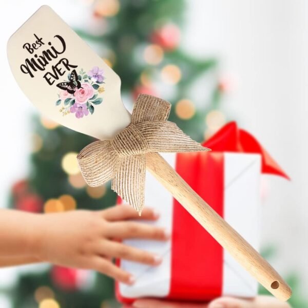 Best Mimi Ever Funny Silicone Spatula, Funny Baking Tool, Modern Farmhouse Kitchen Decor, Gift for Chef, Mimi, Lovers, Mom, Thanksgiving, Christmas Gifts - Image 4