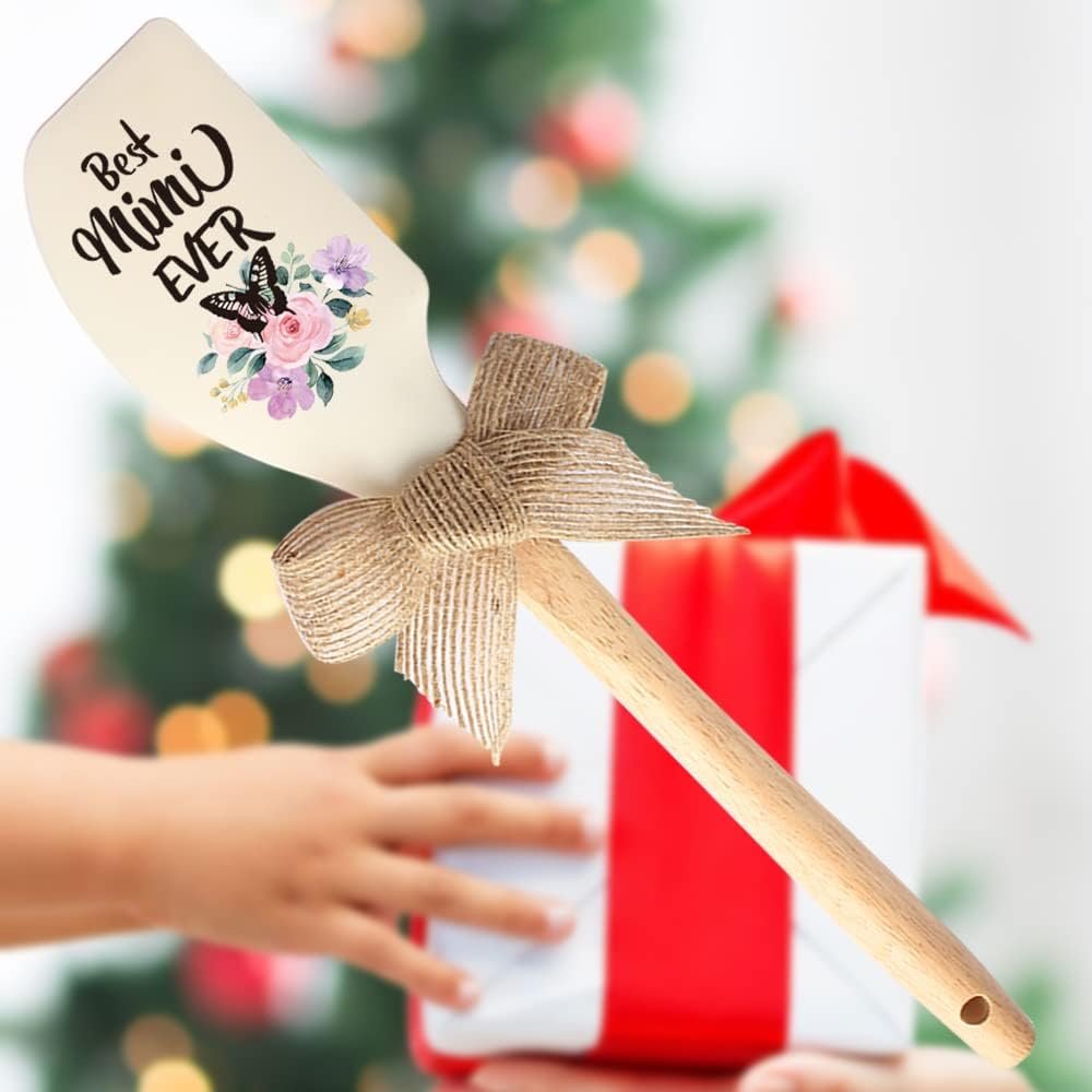 Best Mimi Ever Funny Silicone Spatula, Funny Baking Tool, Modern Farmhouse Kitchen Decor, Gift for Chef, Mimi, Lovers, Mom, Thanksgiving, Christmas Gifts - Image 4
