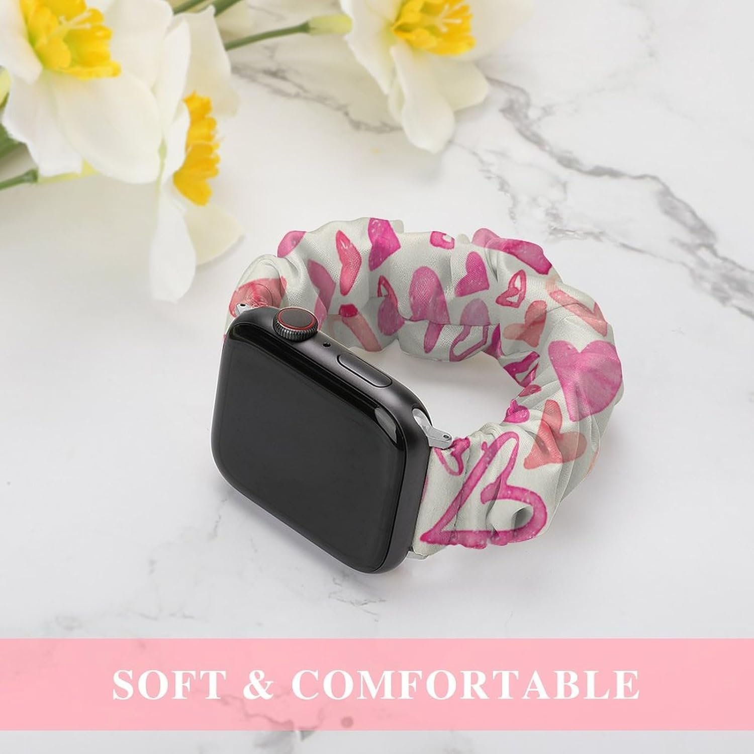Watch Bands Compatible with Apple Watch 38mm/40mm, 42mm/44mm, Soft Replacement Sport Watch Band Silicone Wristband - Image 6