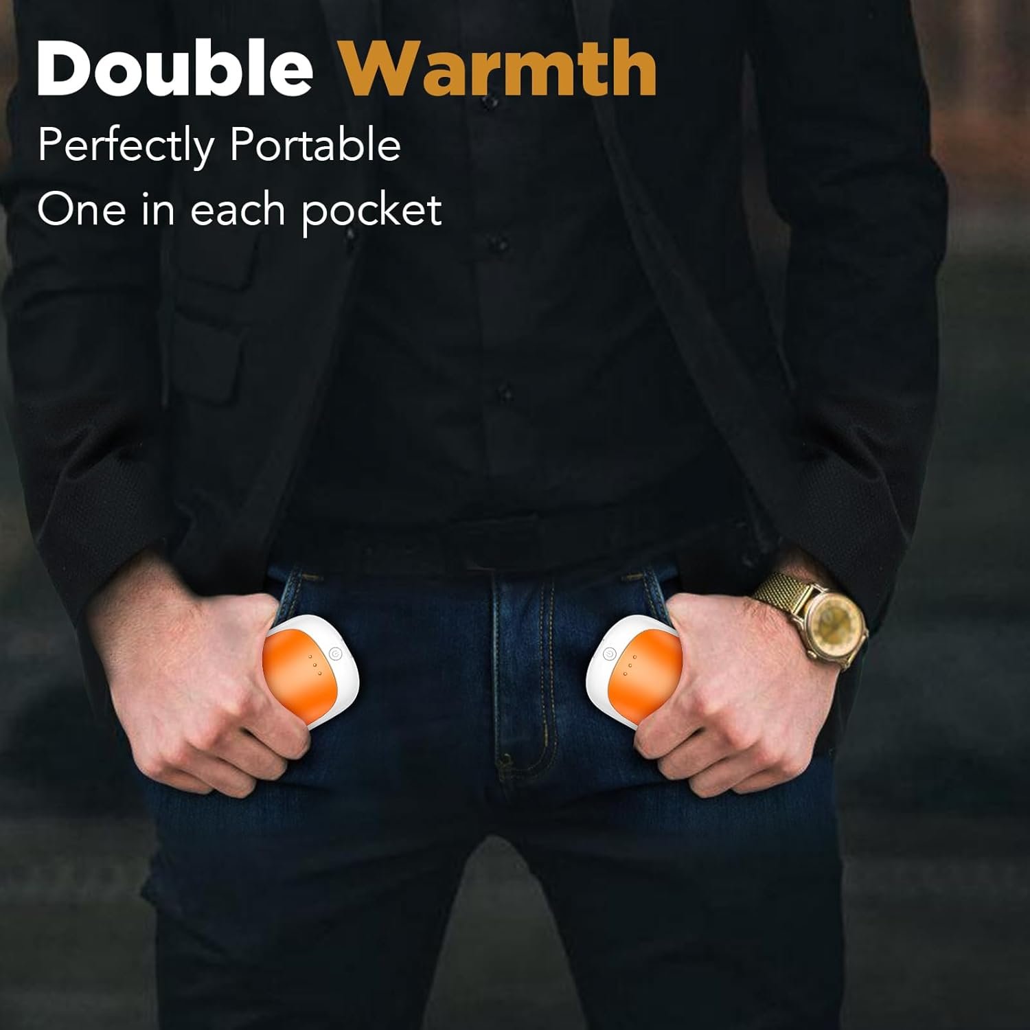 2 Pack Hand Warmers Rechargeable, Portable Electric Hand Warmers Reusable, USB 2 in 1 Handwarmers, Outdoor/Indoor/Warm Gifts for Men Women Kids - Image 6