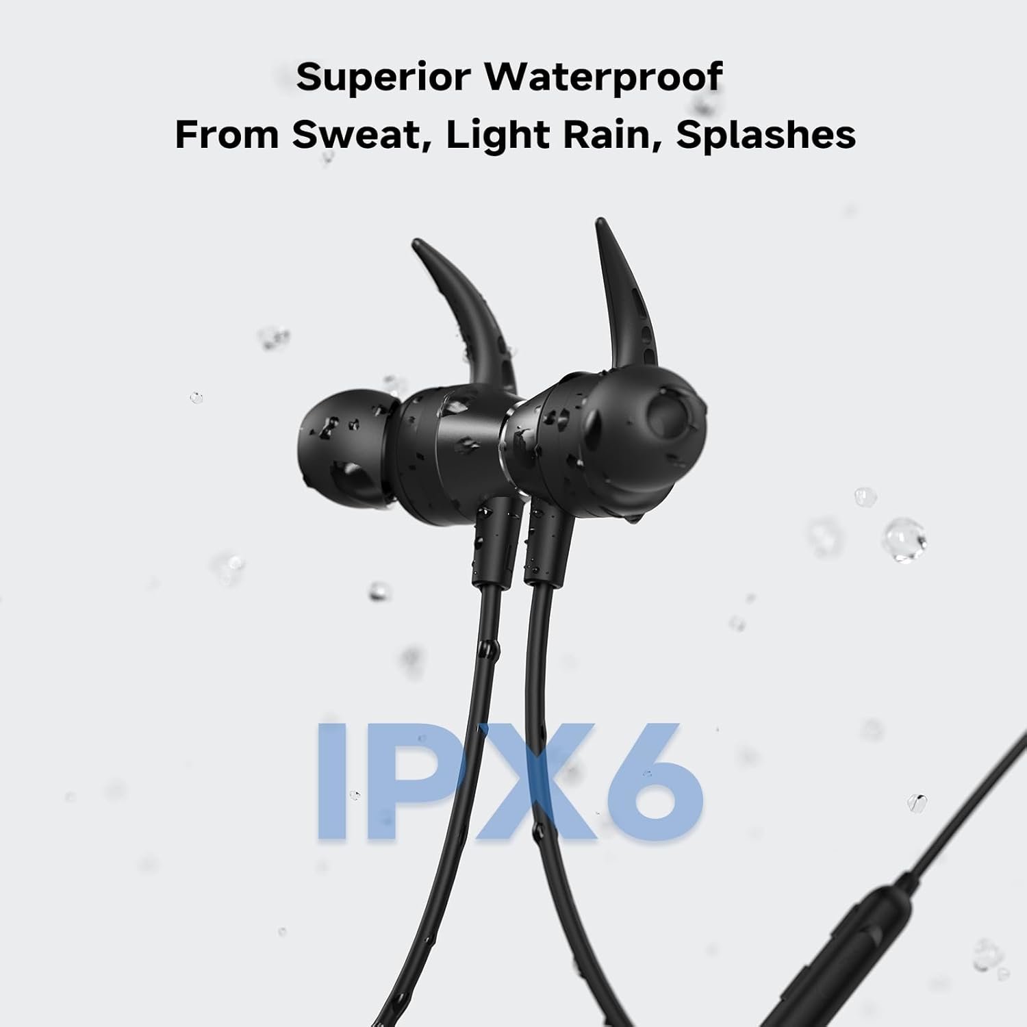 CXK Neckband Bluetooth Headphones, Bluetooth 5.3 Wireless Headphones 80Hrs Extra Long Playtime Stereo Bass in-Ear Headsets with Mic, IPX6 Waterproof Earbuds, Neckband Earphones for Sport, Business - Image 8