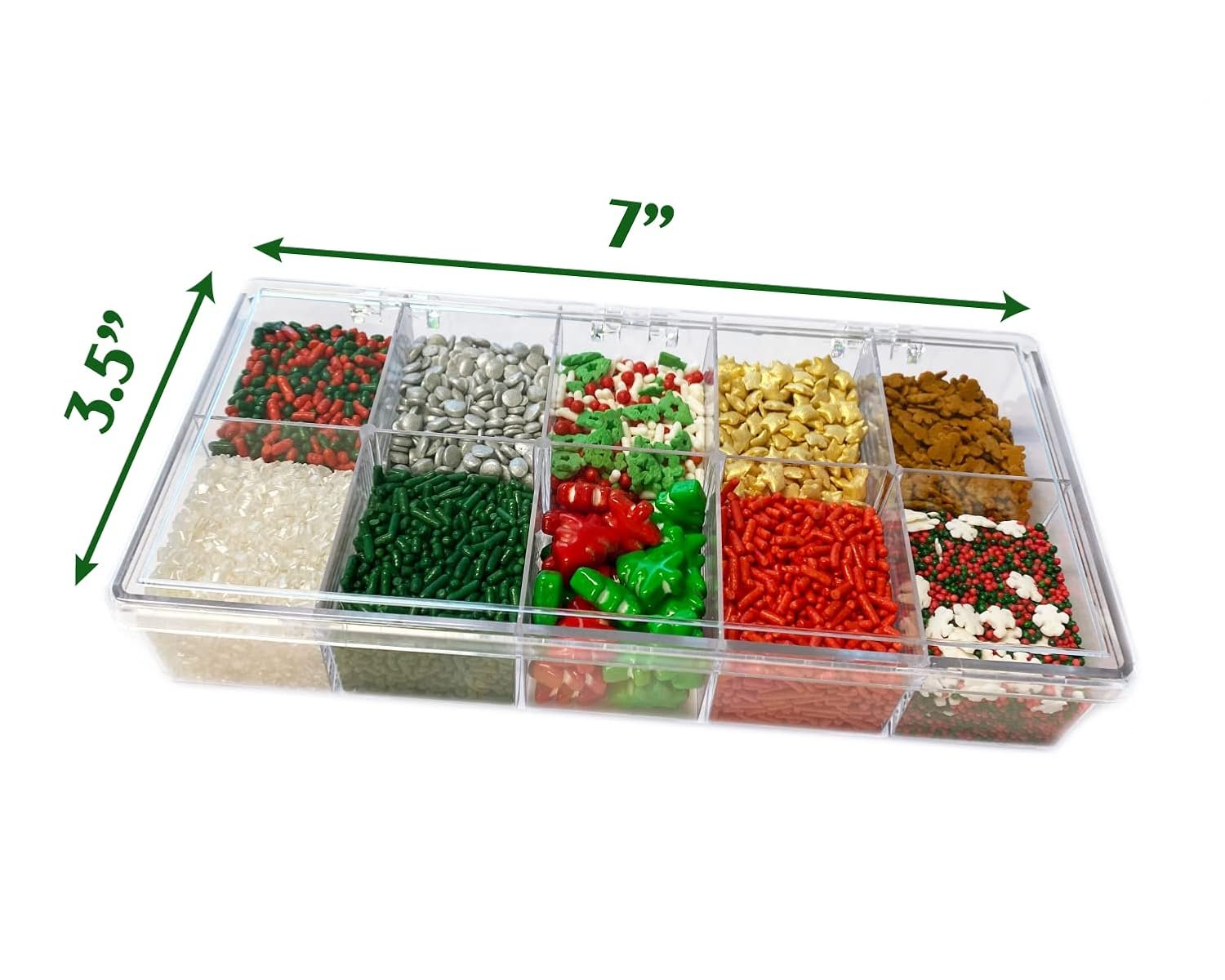 Mystic Sprinkles Christmas Holiday sprinkle Decorating Kits (Night Before Christmas Sprinkle Decorating Kit 6.8oz) - Image 4