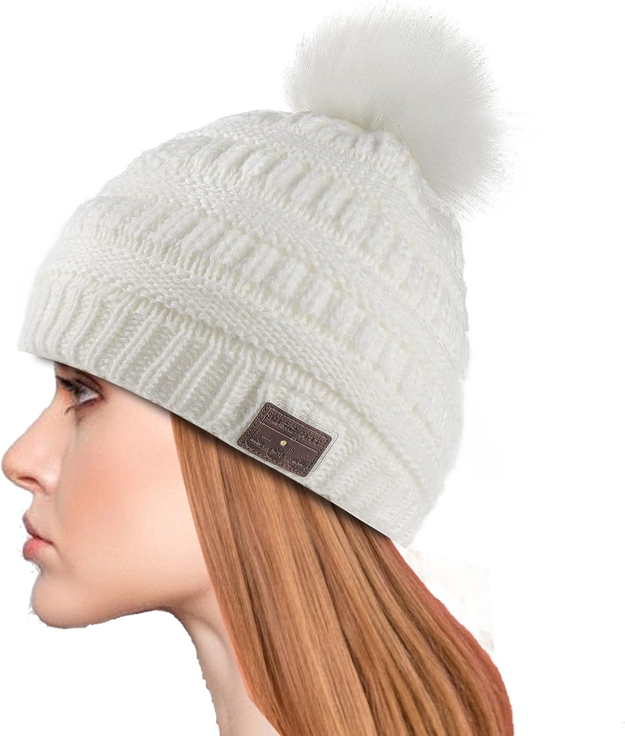 Wireless Beanie Hat Men Women Gifts Knit Headphone Headset Christmas Music Cap Gifts for Teenage Boys Girls Husband - Image 2