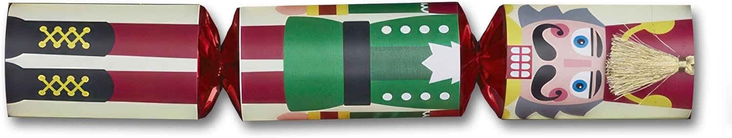 Olde English Crackers Nutcracker Racing Game Christmas Party Favors - Set of 6 Nutcracker Theme Favors containing wind-up characters that you race on the enclosed track - Image 3