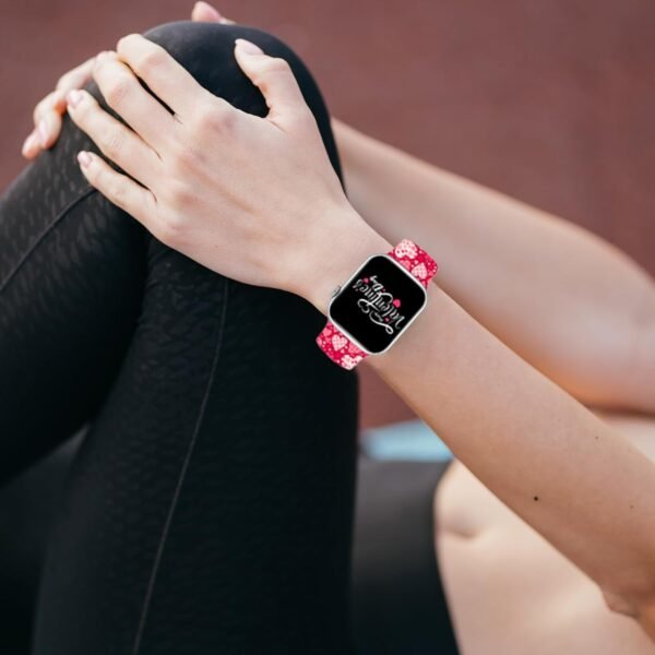 Holidays Watch Band Compatible with Apple Watch 38mm 40mm 41mm 42mm 44mm 45mm 49mm for Women Men,Soft Silicone Replacement Sport Accessories Strap Replacement Wristband for iWatch Series Ultra 9 8 7 6 5 4 3 2 1 SE - Image 9