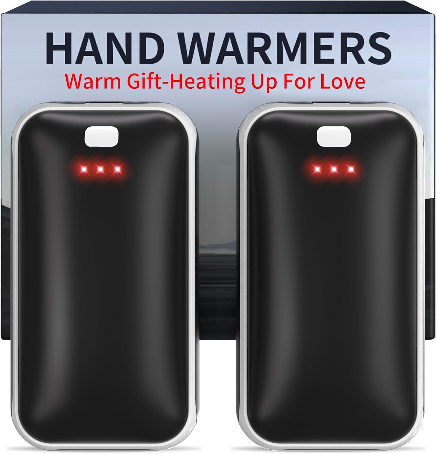 Hand Warmers Rechargeable, 2 Pack Electric Hand Warmer, Reusable Portable Pocket Heater USB Handwarmers, Gifts for Men, Women, Indoor, Outdoor, Hiking, Skiing, Camping, Hunting Accessories - Image 2