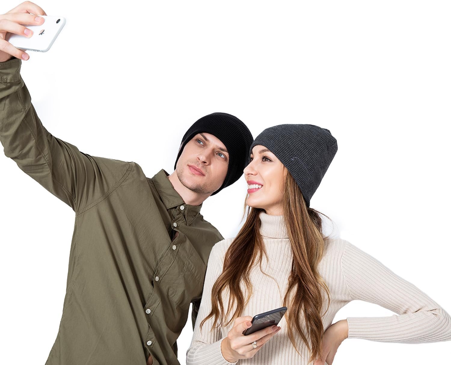 Bluetooth Beanie, Bluetooth V5.2 Wireless Knitted Winter hat, 24 Hour Play time - Image 8
