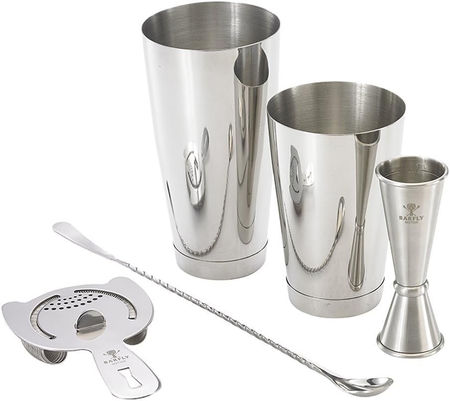 Barfly M37101 Basics Cocktail Set, 5-Piece, Stainless Steel - Image 2