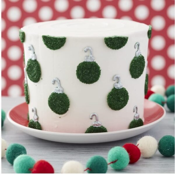 Wilton Holiday Dark Green and Red Sanding Sugar (3.25oz bottles), Holiday Baking and Decorations - Image 3