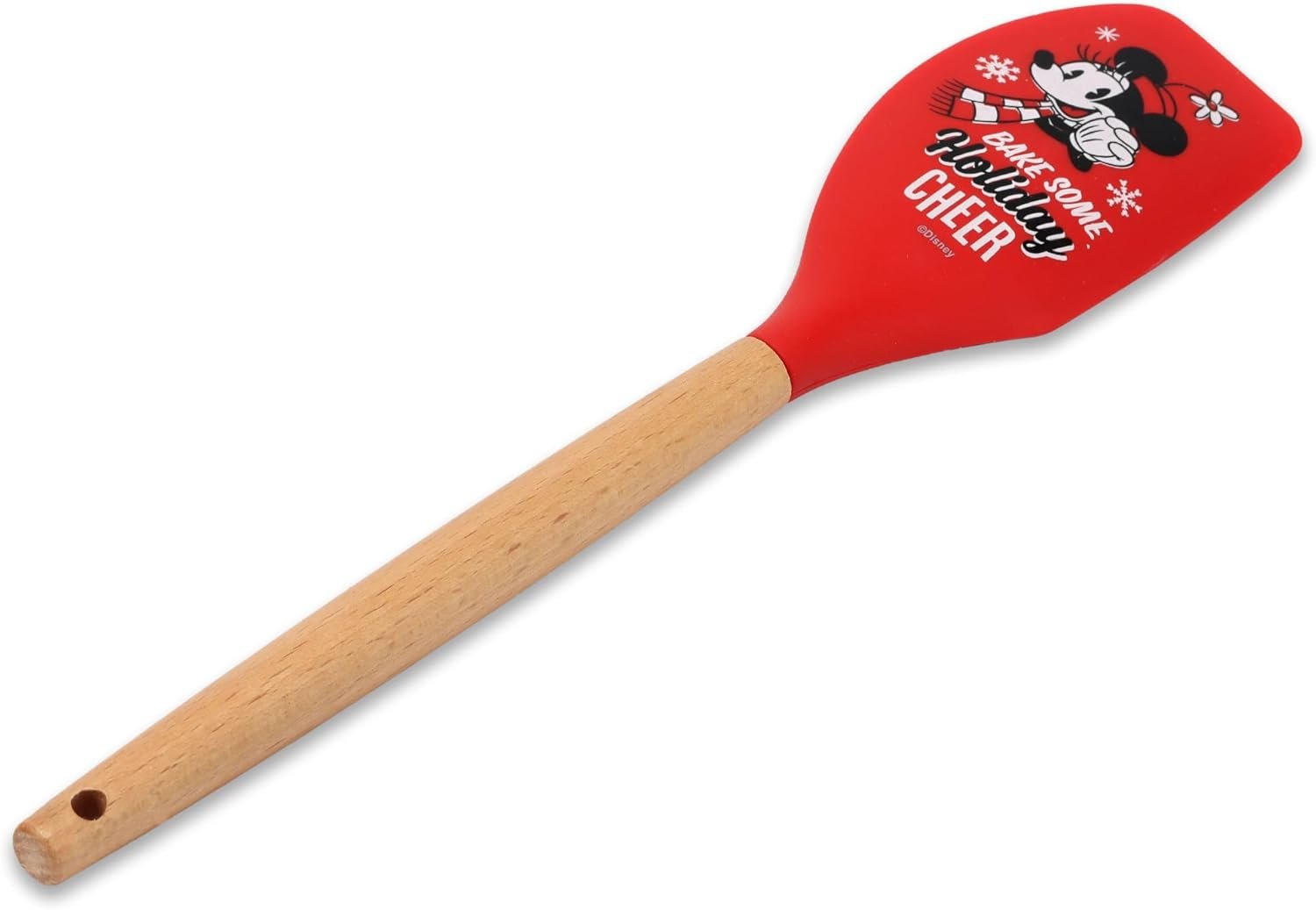 Disney Minnie Mouse Bake Some Holiday Cheer Silicone Scraper - Fun Christmas Minnie Scraper for Holiday Baking - Great Gift Idea - Image 3