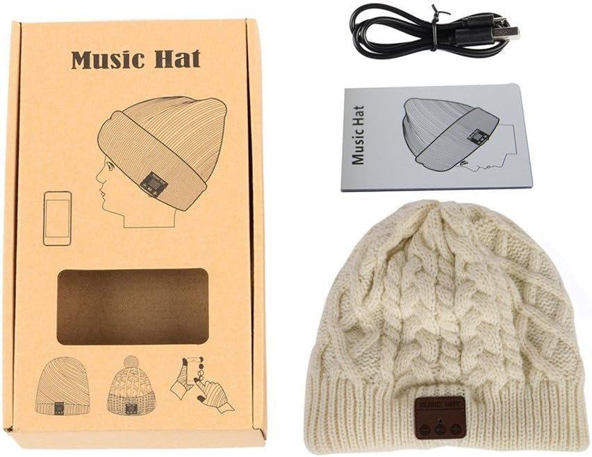 Wireless Music Beanie Hat with Bluetooth Headphones Speaker Mic Winter Warm Skull Running Knit Cap for Men Women - Image 10