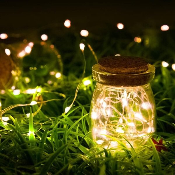 10Ft/30 LEDs Fairy,Starry , String Lights for Indoor&Outdoor Decoration Wedding Home Parties Christmas Holiday, Waterproof,Battery Operated.(Warm White) - Image 3
