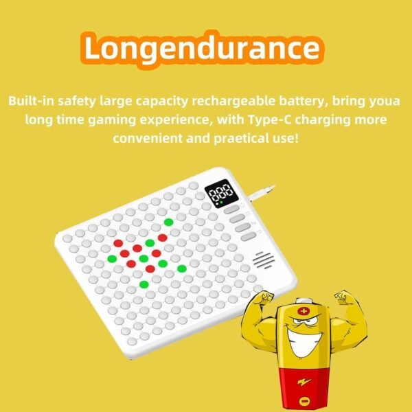 AI Board Games for Kids Features 9 Built-in Games Like Connect 4 & Tic Tac Toe. Designed for Ages 4+, Portable and Perfect for Travel、Parties、Festivals、Birthdays - Image 5