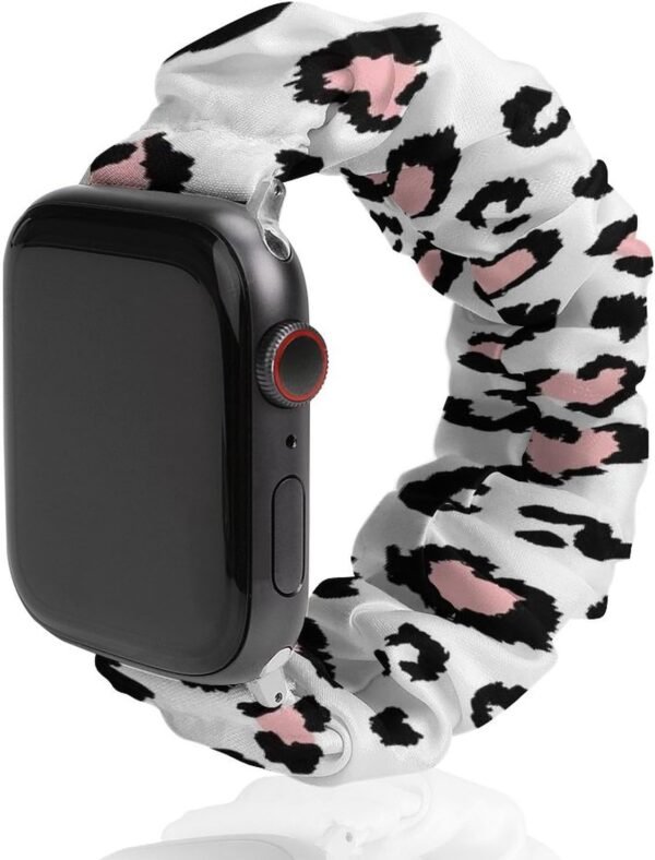 Watch Bands Elastic Wristbands for Women, Replacement Scrunchie Watch Straps Compatible with IWatch Series 6/5/4/3/2/1 - Image 2