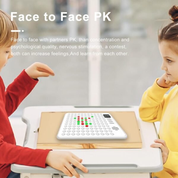AI Board Games for Kids Features 9 Built-in Games Like Connect 4 & Tic Tac Toe. Designed for Ages 4+, Portable and Perfect for Travel、Parties、Festivals、Birthdays - Image 4