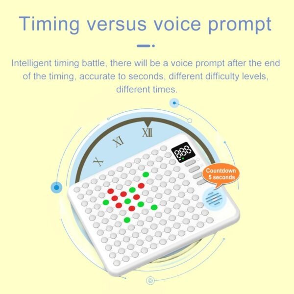 AI Board Games for Kids Features 9 Built-in Games Like Connect 4 & Tic Tac Toe. Designed for Ages 4+, Portable and Perfect for Travel、Parties、Festivals、Birthdays - Image 3