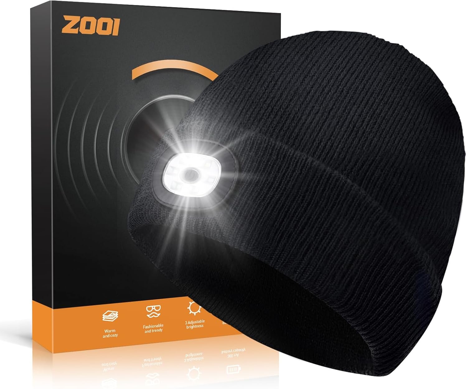 Stocking Stuffers for Adults Men Him, Led Beanie Hats for Men, Gifts for Men Dad Him, White Elephant Gifts for Adults, Mens Gifts for Christmas, Who Want Nothing, Cool Gadgets Stuff Tools for Men - Image 9