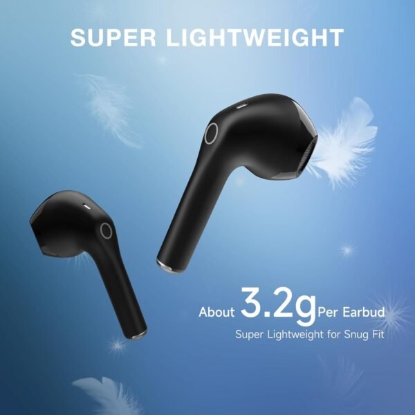 1 Hora Wireless Earbuds Bluetooth 5.3, Sports Headphones Deep Bass in-Ear Earphones, Premium Sound with Charging Case, Compatible with iPhone, Android Smartphone, Tablet, Laptop - Image 7