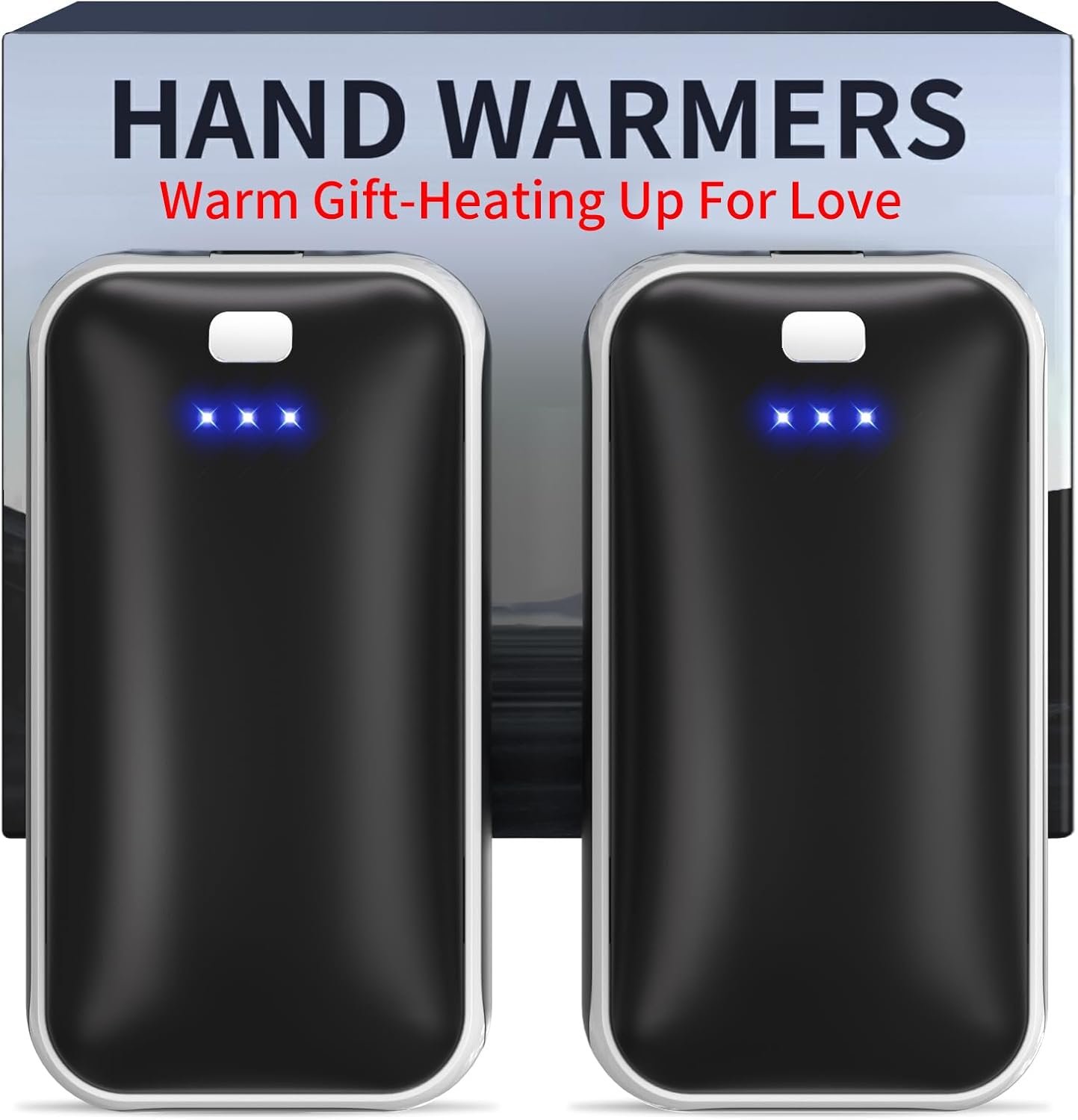 Hand Warmers Rechargeable, 2 Pack Electric Hand Warmer, Reusable Portable Pocket Heater USB Handwarmers, Gifts for Men, Women, Indoor, Outdoor, Hiking, Skiing, Camping, Hunting Accessories - Image 9