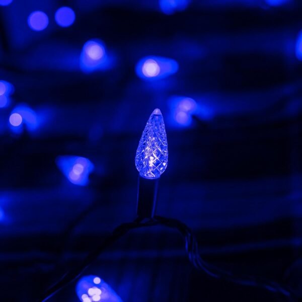 TW SHINE C6 Christmas String Lights, 200 LED 66 FT Christmas Lights Outdoor with 8 Modes Timer, Waterproof Connectable for Indoor Yard Xmas Tree House Christmas Decorations (Blue) - Image 6