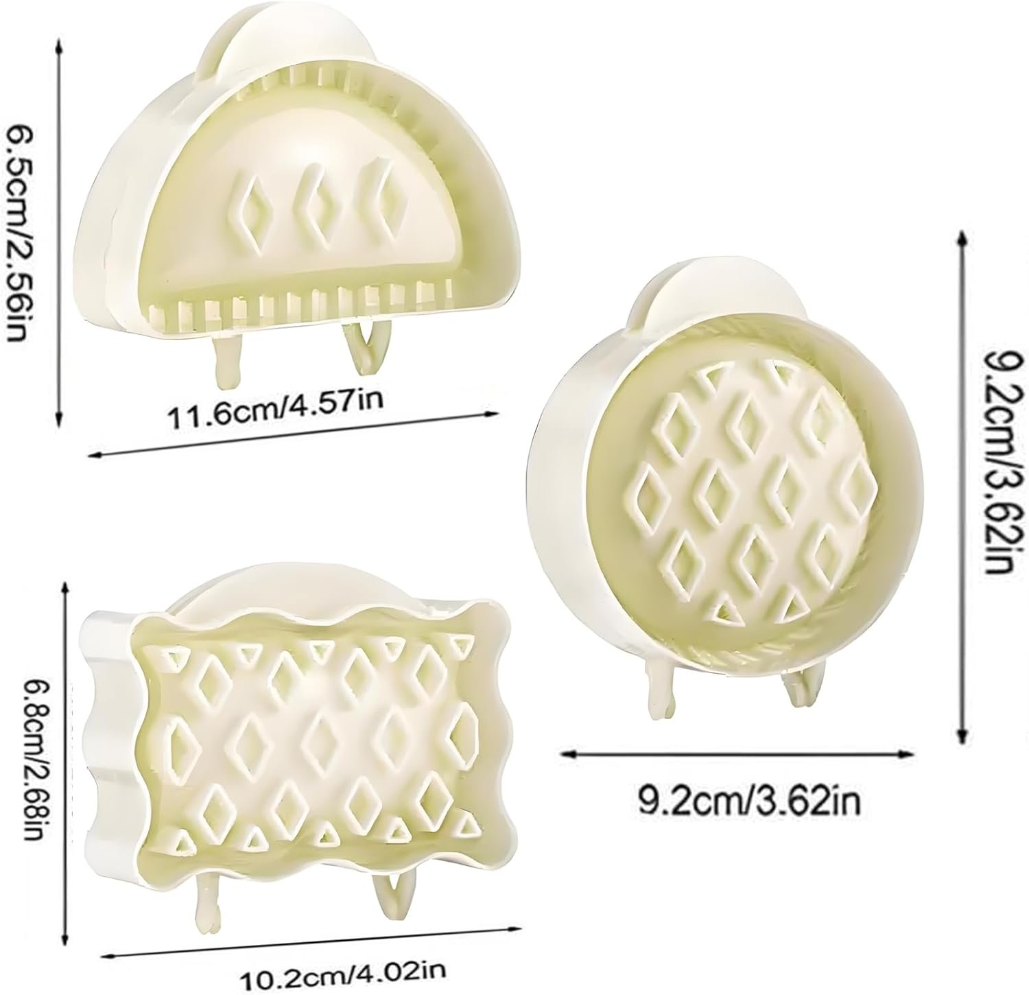 Dough Presser Pocket Pie Molds, Party Potluck Hand Pie Molds, Hand Pie Molds, Apple, Pumpkin And Acorn Shapes 3-Piece (Round Pie Mold) - Image 6