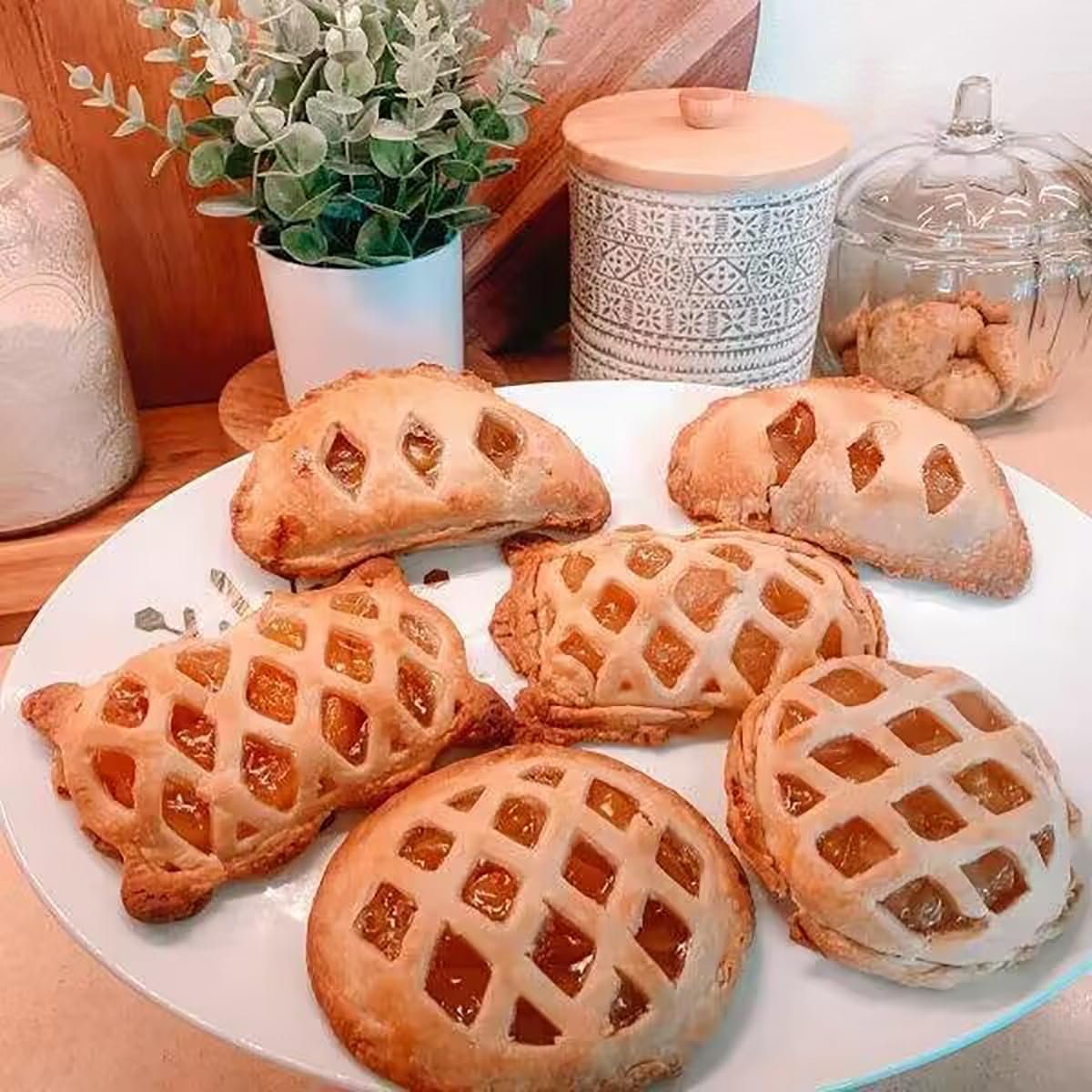 Dough Presser Pocket Pie Molds, Party Potluck Hand Pie Molds, Hand Pie Molds, Apple, Pumpkin And Acorn Shapes 3-Piece (Round Pie Mold) - Image 4