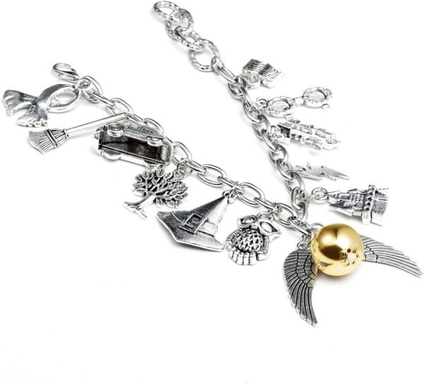 Fancy Space Charm Bracelets Jewelry Set Wizardry Themed Adjustable Bracelet Birthday Christmas Gift For Kids Girls Women - Image 3