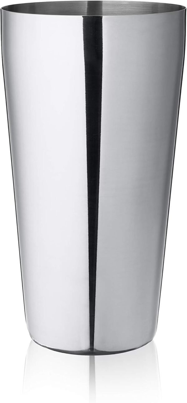 True 3-Piece Barware Set with 7 Cocktail Recipes and Measurements Printed on Mixing, Includes Shaker Tin and Hawthorne Strainer, Glass and Stainless Steel, Assorted - Image 9