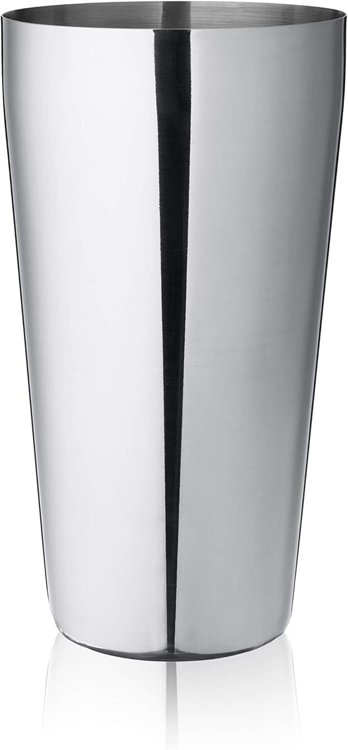 True 3-Piece Barware Set with 7 Cocktail Recipes and Measurements Printed on Mixing, Includes Shaker Tin and Hawthorne Strainer, Glass and Stainless Steel, Assorted - Image 9