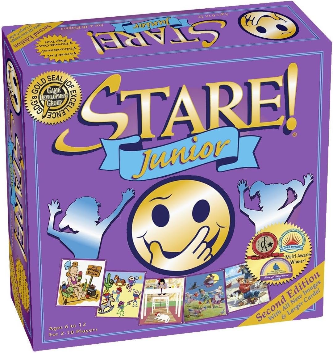 Stare Junior - Award-Winning Board Game Where Fun Image Cards Challenge Kids' Observational Powers - Family Game for Ages 6 & Up - Image 2