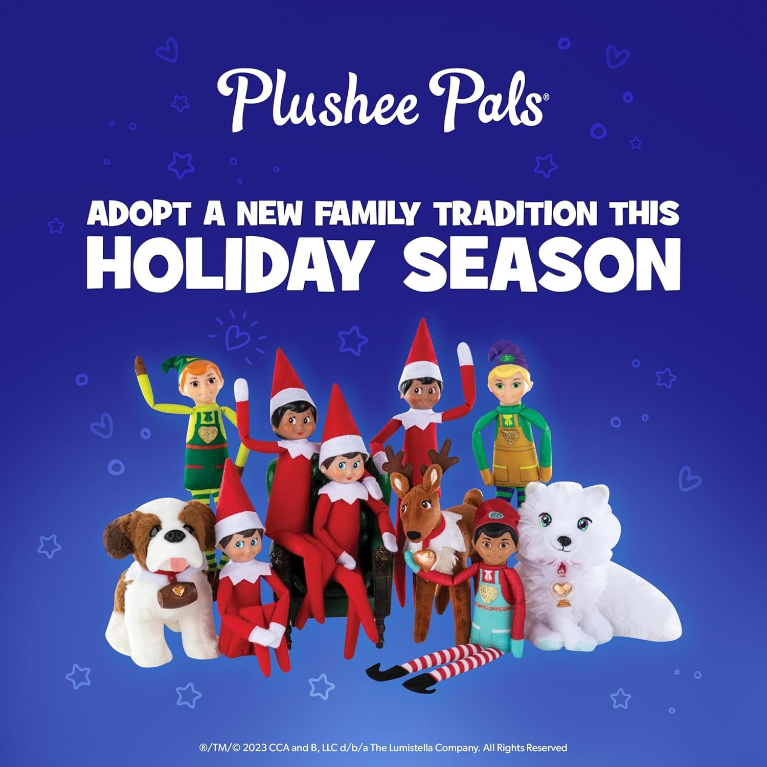 The Elf on the Shelf Plushee Pals - 17-inch The Elf on the Shelf Scout Elf Plush Toys Blue Eyed Boy- Huggable and Lovable Stuffed Elf Plush - Image 11
