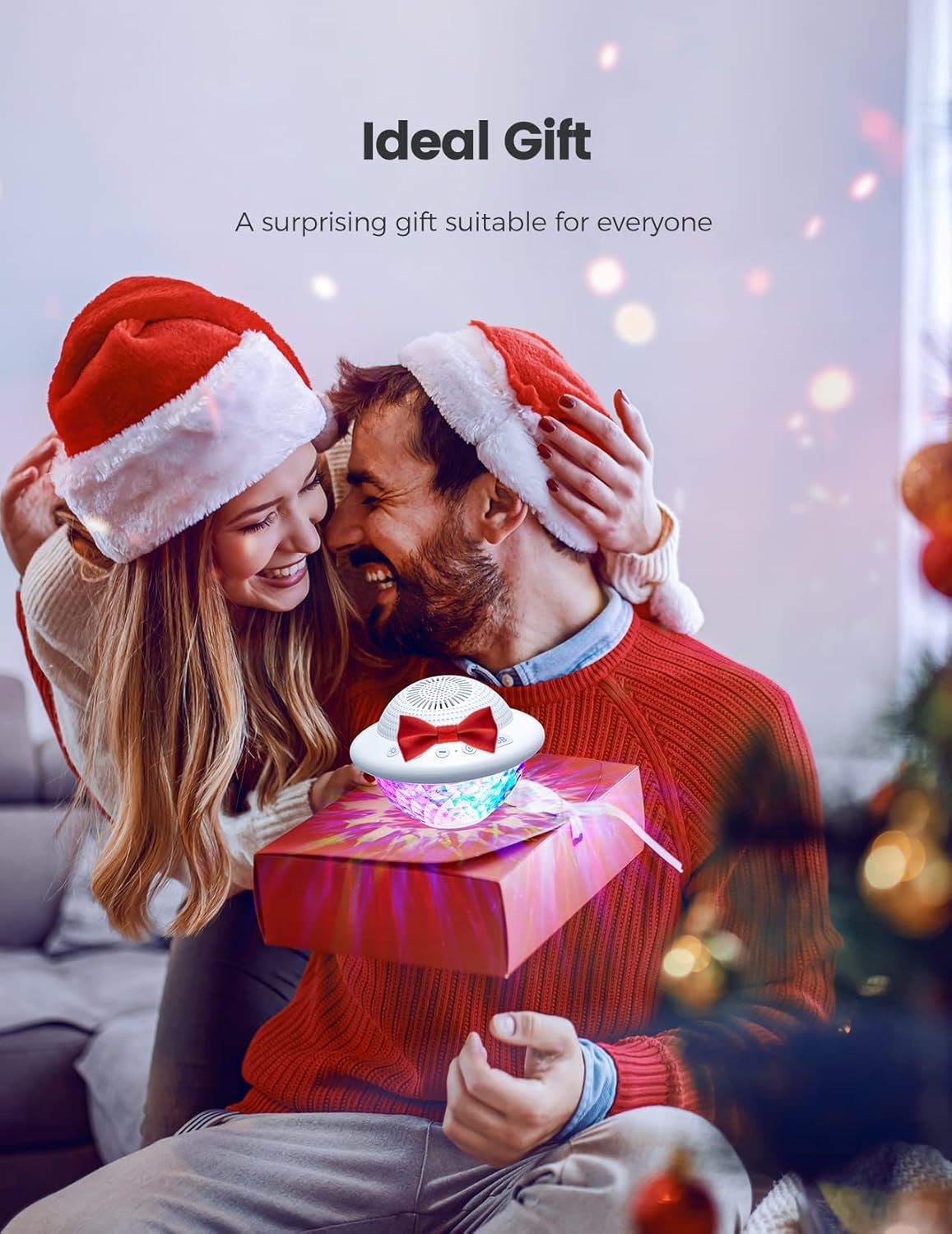 Floating Pool Speakers with Colorful LED Lights, IPX7 Waterproof Hot Tub Bluetooth Speaker, 10W Stereo Loud Sound, Built-in Mic, Portable Wireless Speakers for Shower Bathtub Beach Outdoor Swim-White - Image 8