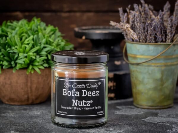 Bofa Deez Nutz- Funny- Banana Nut Bread n Hazelnut Vanilla- Scented Candle- Double Pour- 6 Ounce- 40 Hour Burn Time - Image 7
