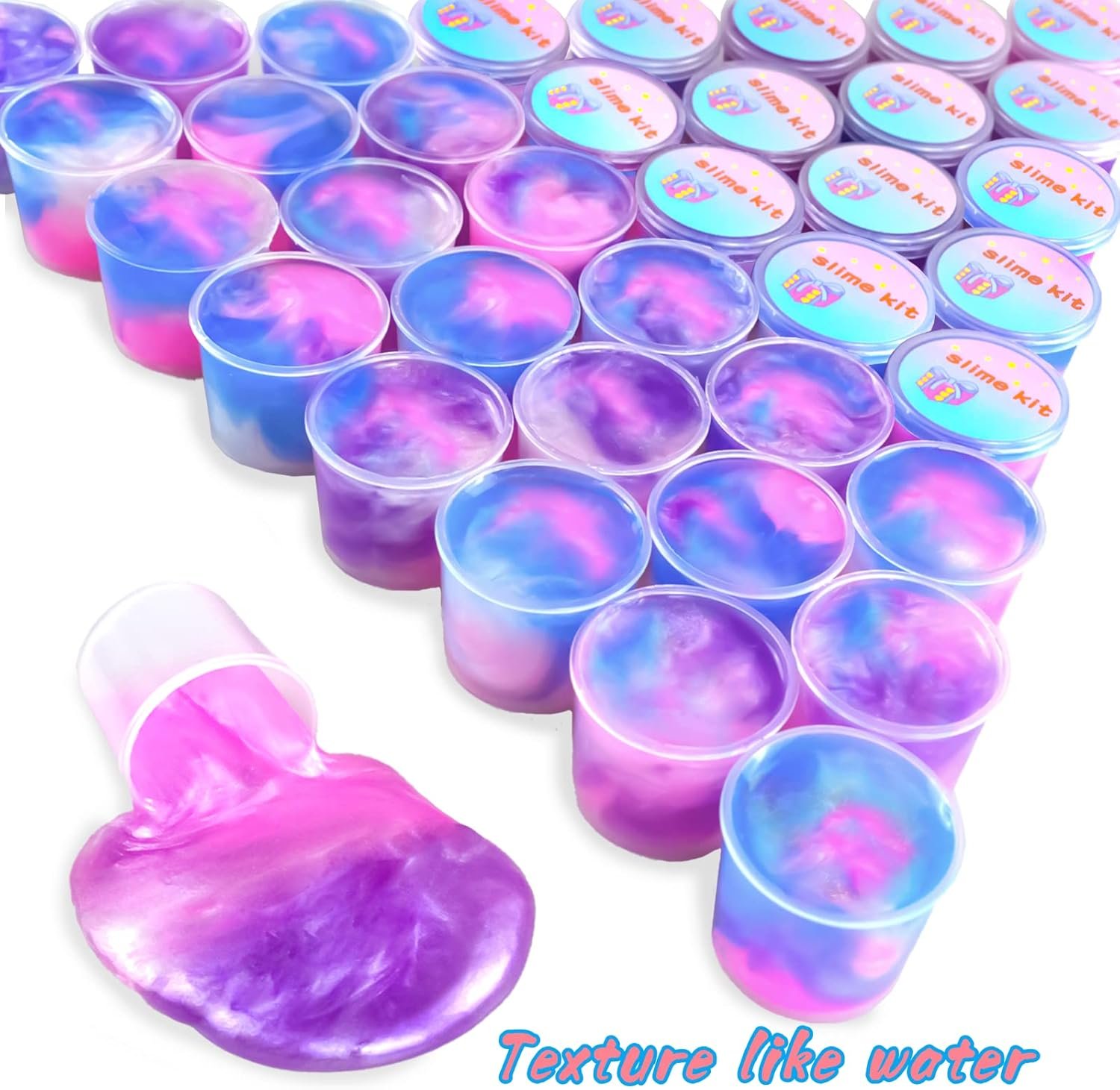 36 Packs Unicorn Slime Kit, Unicorn Party Favors for Kids, Pretty Stretchy & Non-Sticky Galaxy Slime Pack, Slime Party Favors for Girls & Boys Goodie Bag Stuffers - Image 4