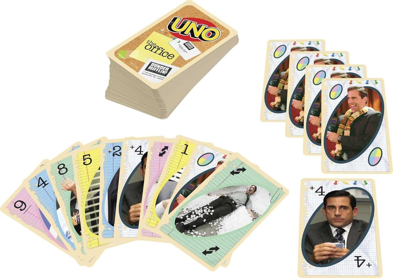 Mattel Games UNO The Office Card Game for Teens & Adults for Family or Game Night with Special Rule for 2 to 10 Players - Image 6
