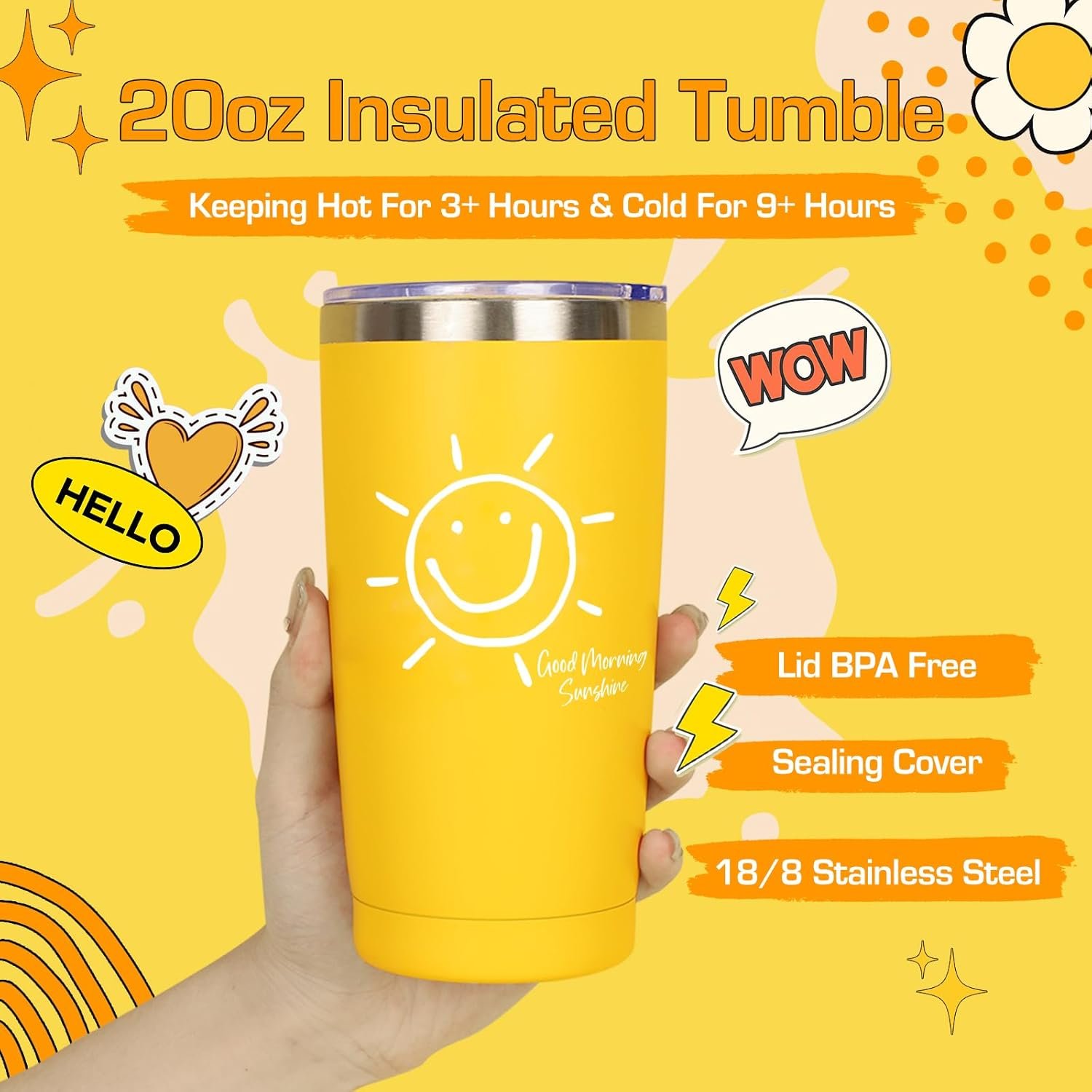 Gift Baskets for Women, 10pcs Unique Birthday Gifts for Women, Best Friend Birthday Gifts, Get Well Soon Gift Basket Sending Sunshine Gifts Cheer Up Box for Sister Friendship - BRIGHTEN UP HER DAY! - Image 5