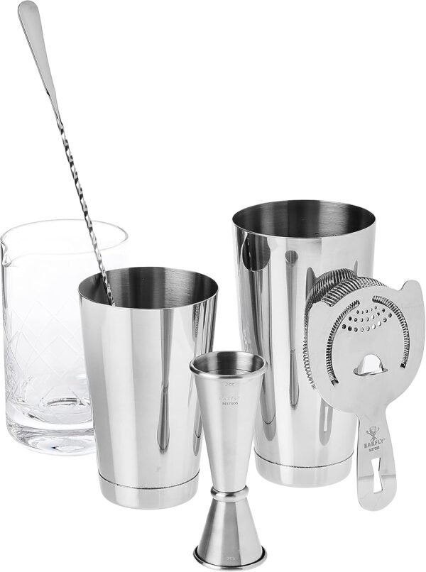 Barfly Essential Deluxe Mixing Cocktail Kit, Stainless Steel (M37131) - Image 2