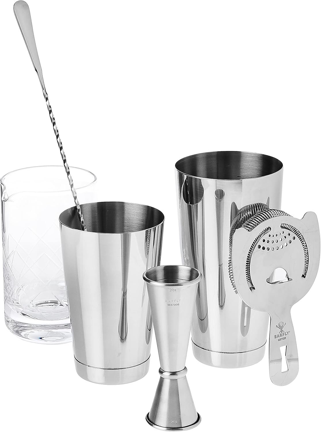 Barfly Essential Deluxe Mixing Cocktail Kit, Stainless Steel (M37131) - Image 2