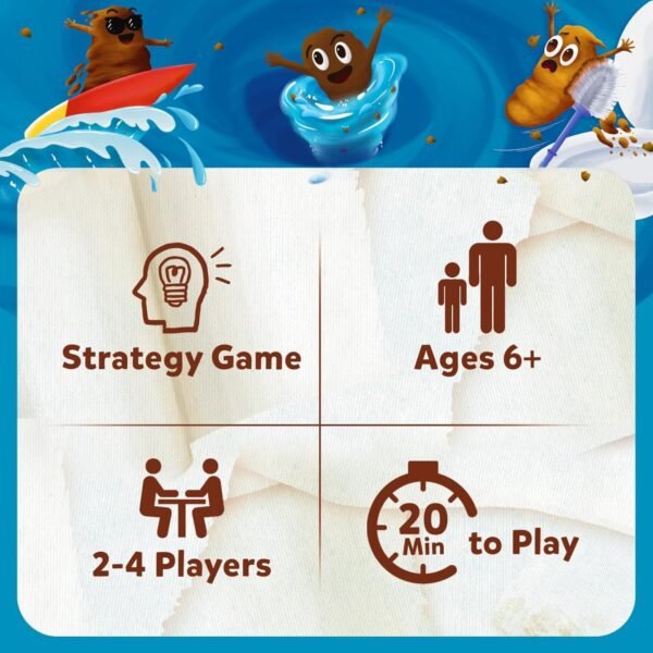 Skillmatics Card Game - Poop Wars, Fun & Fast-paced Game of Strategy, Party Game for Kids for Girls & Boys Ages 6, 7, 8, 9 & Up - Image 8
