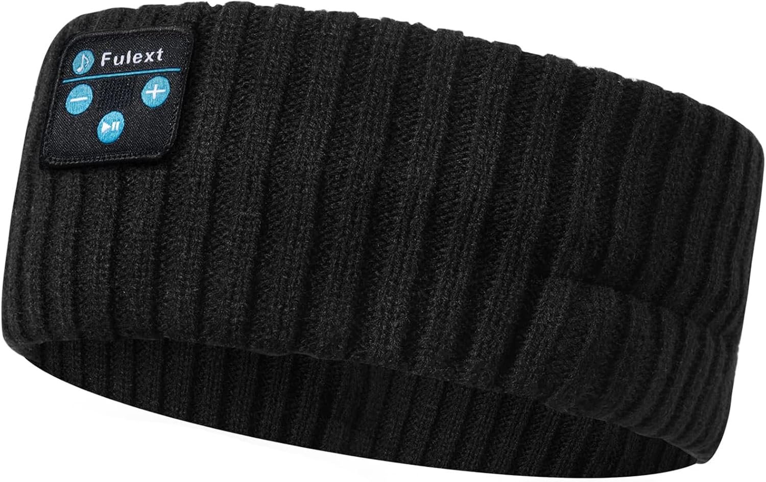 Sleep Headphones Bluetooth Beanie Headband, Wireless Ear Muffs Winter Knit Headphone Headband Ear Warmers Christmas Stocking Stuffers Gifts for Women Men Dad Mom Friend Teens Him Her, Black - Image 2