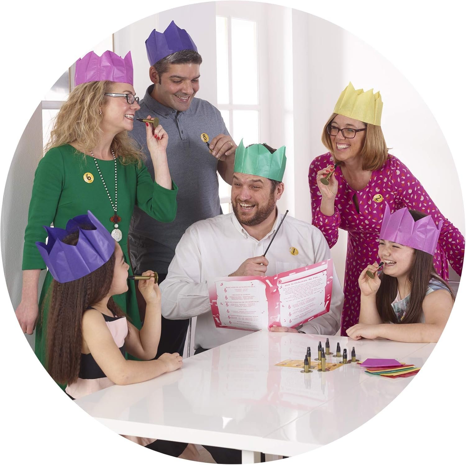 Muscial Christmas Party Favors - Contains Whistles, Badges and Song Sheet - 8 x 10 inch - 51908 - Image 3