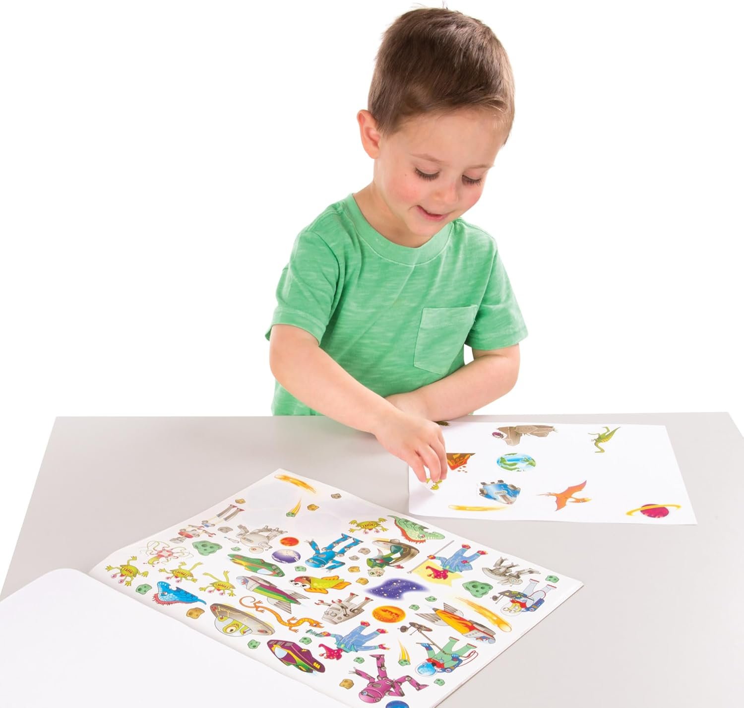 Melissa & Doug Sticker Collection Book: Dinosaurs, Vehicles, Space, and More - 500+ Stickers - FSC Certified - Image 10