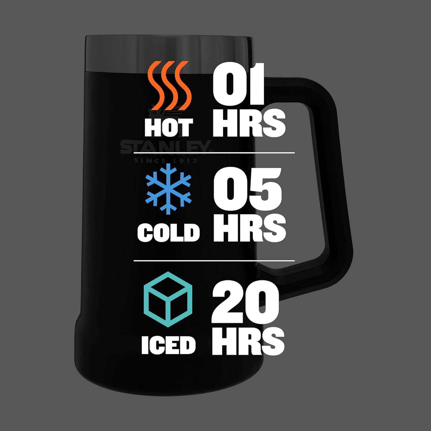 STANLEY Adventure Big Grip Beer Stein | 24 OZ - Image 3