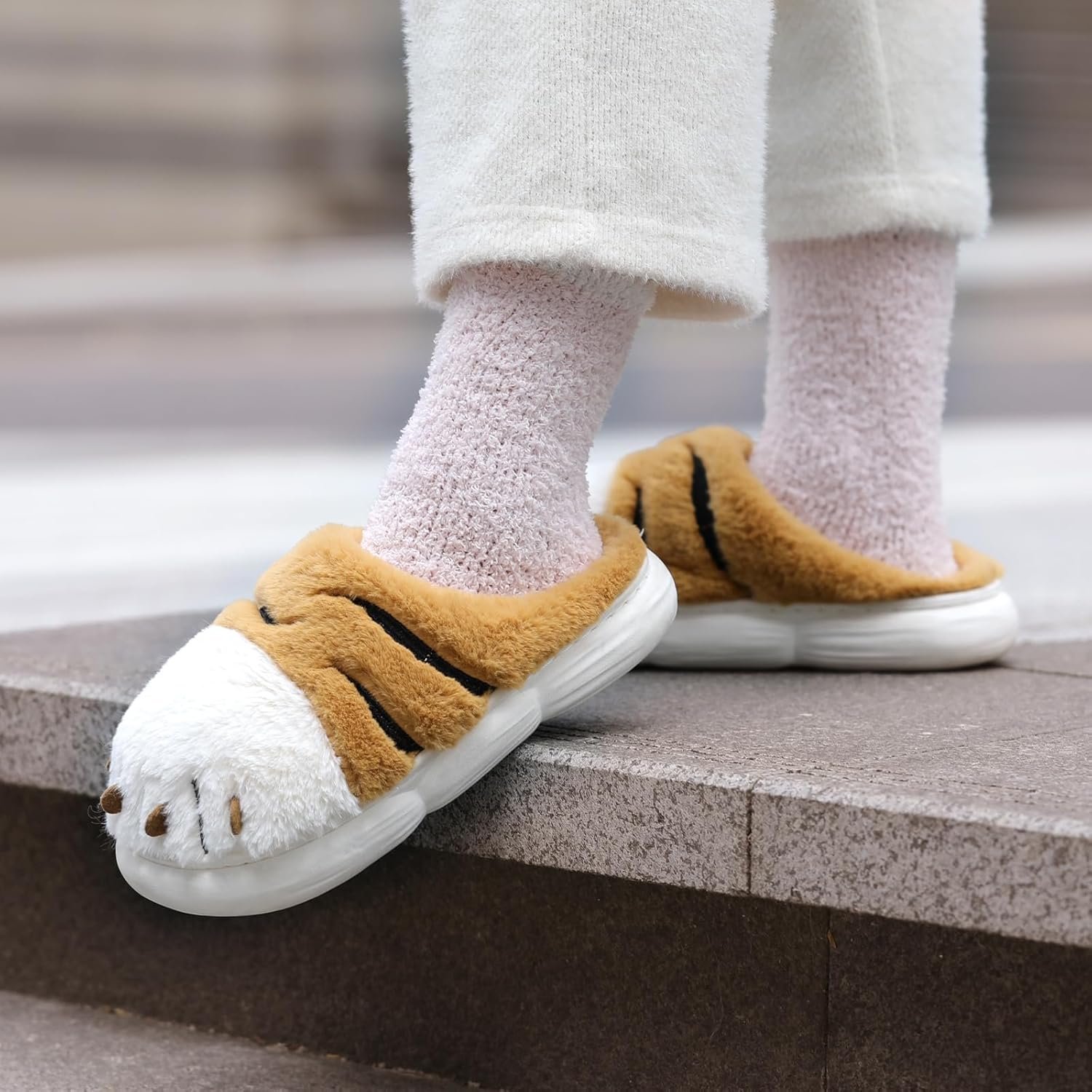 5 Pair Super Soft and Cozy Fuzzy Winter Socks for Women -Womens Fluffy Cozy Socks Warm Socks for Women Slipper Socks - Image 9