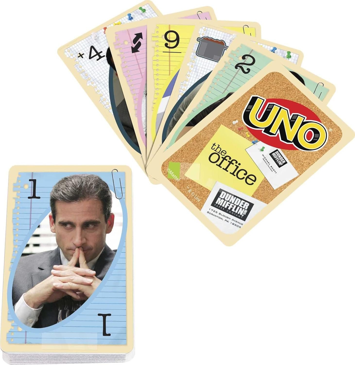 Mattel Games UNO The Office Card Game for Teens & Adults for Family or Game Night with Special Rule for 2 to 10 Players - Image 5