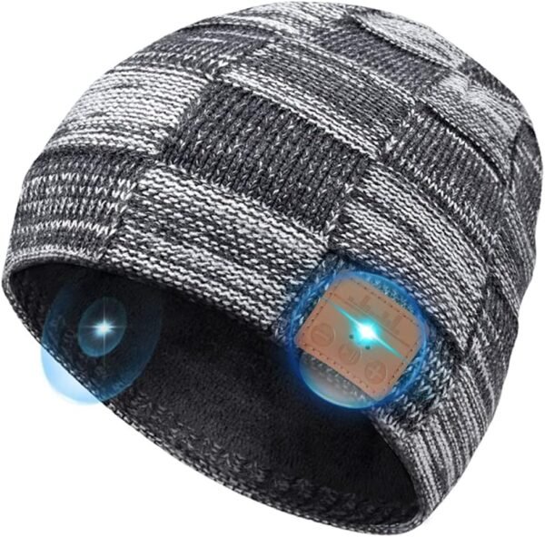 HANPURE Gifts for Men Bluetooth Beanie Hat - Christmas Stocking Stuffers for Men Birthday Gift for Dad Husband Gadgets Cap - Image 9